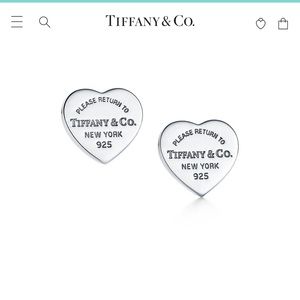 Return to Tiffany®Heart Tag Stud Earrings